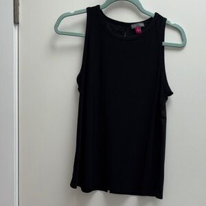 Black Sleeveless Tank Top - Women's